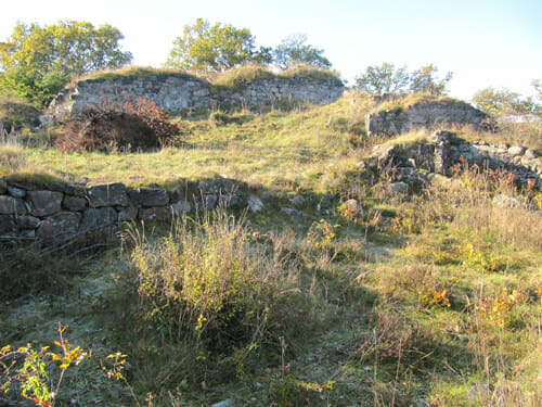 Delar av Skällviksborgs ruin